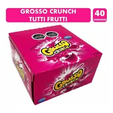 Chicle Crosso Crunch Tutti Frutti 40 Unidades