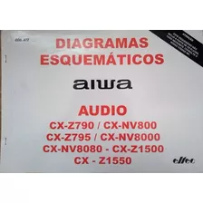 Livro Diagrama Esquemático Aiwa Cx-z790 Cx-nv800 Cx-z795 Cx-nv8000 Cx-nv8080 Cx-z1500 Cx-z1550