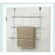 Soporte De Almacenamiento Para Puerta De Baño, Con 3