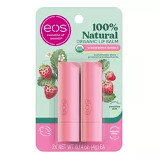Kit Eos Natural & Organic Lip Balm - Strawberry Sorbet !!!
