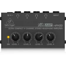 Potencia Para Auriculares Behringer Ha400 Micro Amp