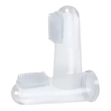 2 Escova Dental Silicone Bebê Mordedor Massageador Criança 