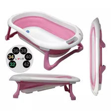 Bañera Plegable Bebe Avanti Tapón Marca Temperatura + Regalo