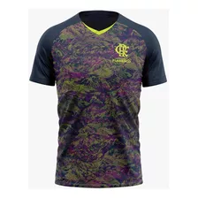 Camiseta Braziline Flamengo Ivy -azul/amarelo