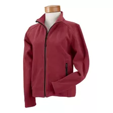 Sudadera Para Dama Devon & Jones Soft Shell Carmesi