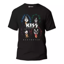 Camiseta Rock Band Kiss Destroyer