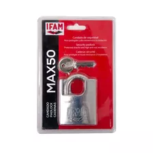 Candado Seguridad Ifam Acero Inoxidable 50mm _max50 Blister