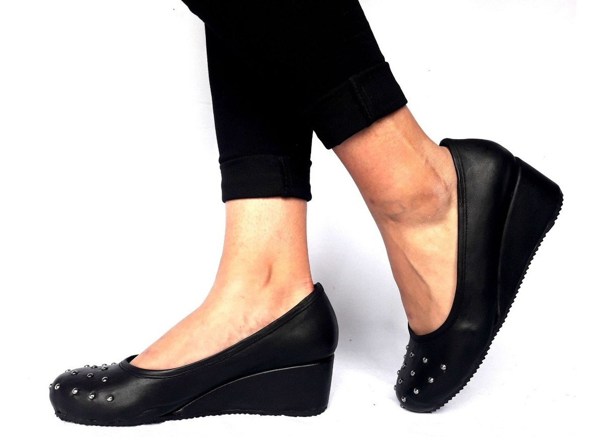vacío Vaciar la basura anunciar Sam123 Zapatos Taco Chino De Cuero Talles Grandes Tachas N - Avisos en Ropa  y Accesorios