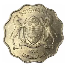 Moeda De 1 Pula 1976- País Botsuana