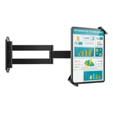 Soporte De Pared Para Tablet De 7 A 11 Negro, Ajustable