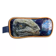 Lapicera Doble Cierre Ruz Jurassic World Blue 173707 Furia 