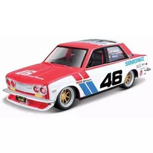 Carro En Miniatura Datsun Bre Tokyo Mod 1:24 Color Blanco