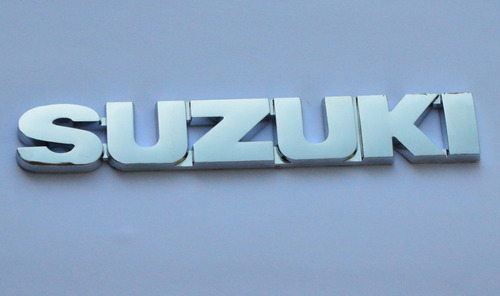 Emblema Logo Insignia Suzuki Cromado + Adhesivo Foto 2