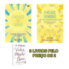 O Milagre Da Manhã + Para Se Tornar Um Milionário + 1 Livro