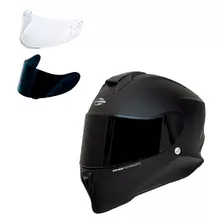 Capacete Mormaii M1 Origin Preto Fosco + Viseira Fume