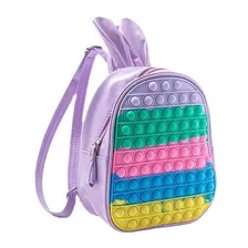 Mochila De Moda Infantil Pop It Antiestres Sensorial Novedad