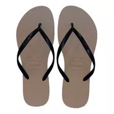 Chinelos Feminino Havaianas Slim Logo Metallic Original