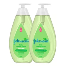 Kit C/ 2 Shampoo Johnsons Baby Cabelos Claros 750ml