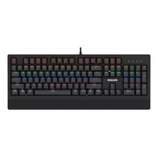 Teclado Gamer Mecanico Philips Spk8403 Qwerty