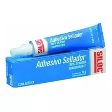 Adhesivo Sellador Siloc Silicona Transparente 25 Gramos