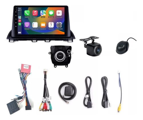 Android Mazda 3 14-18 Carplay Gps Touch Radio Bluetooth Usb Foto 8