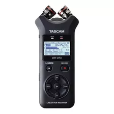 Gravador Digital Portátil Tascam Dr-07x Cor Preta