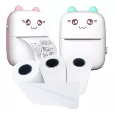 Papel Adesivo Térmico Mini Impressora Gatinho 57* 30mm 8un