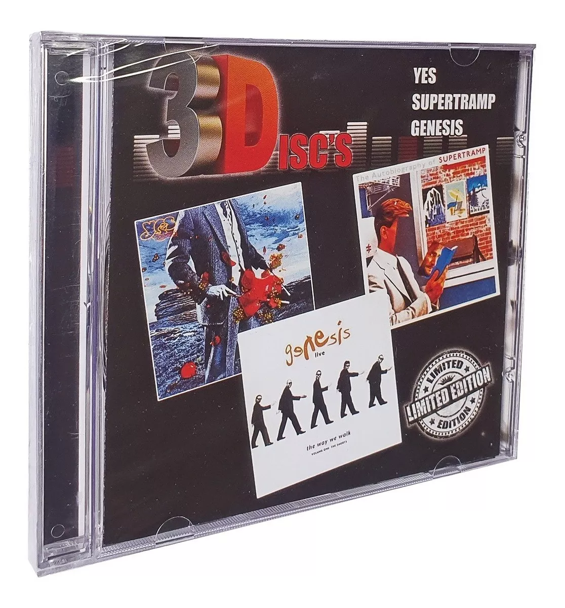 Cd Yes Supertramp Genesis 3disc's As Melhores Original Novo