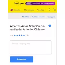 Amarres Amor. Solución Garantizada. Antonio, Chileno.- 