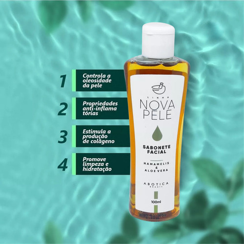 AAA Kit Sabonete Facial Nova Pele Com Extratos De Aloe Vera