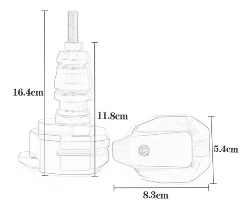 Sliders Para Kawasaki Zx-6r Protectores De Carenado Foto 4