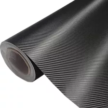 Vinilo Textura Fibra De Carbono 4d1,50 X 0,50 M Negro Confor