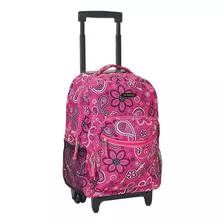 Rockland, Maleta Bolso De Viaje 17pulgada Con Ruedas Bandana