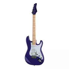 Guitarra Eléctrica Kramer Original Collection Vt-211s Focus De Caoba Purple Brillante Con Diapasón De Arce