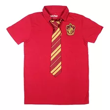 Uniforme Traje Rojo De Harry Potter Gryffindor Polo Con El L