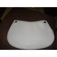 Cartera Cuero Ecologico Blanca Usada (quilmes) 