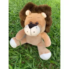 Leão De Pelúcia Safari Nicho Decoração Antialérgico 31 Cm