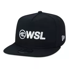 Boné New Era The Golfer Snapback Wsl Aba Reta Preto