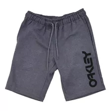 Bermuda Oakley B1b Fleece Shorts Sm23 Masculina Heather Grey