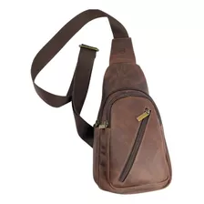 Bolsa Crossbody Bag Em Couro Genuíno Versátil Moderna