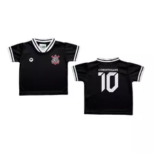 Camisa Infantil Torcida Baby Corinthians Estilo Bebê Oficial