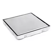 Ralo Invisível Inox Tampa Oculta Quadrado 10x10 Não É Pvc