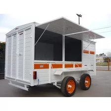 Acoplado 3.5 Mts Carro Taller Rodante Hay Stock Trailer