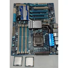 Placa Mãe Gigabyte Gax58a-ud7 Lga1366 Defeito + 2 I7-920 -c3