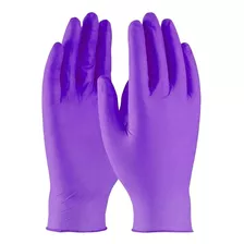 Guantes De Nitrilo Descartables Violeta 50 Pares Talle S