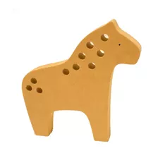 Enhebrador Forma Caballo Motricidad Fina Mdf 18 Mm