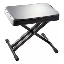 Banqueta Ibox Tecladista/ Pianista Em X Duplo Confort Bxb Cor Preto