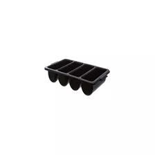 Caja De Cubiertos De 4 Compartimentos Thunder Group (negro)