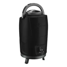 Botijão Térmico Garrafão 12l Grande Invicta Água Suco Café Cor Preto