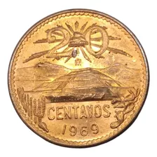 Moneda 20 Centavos Pirámide Años 60´s Y 70´s Nuevas